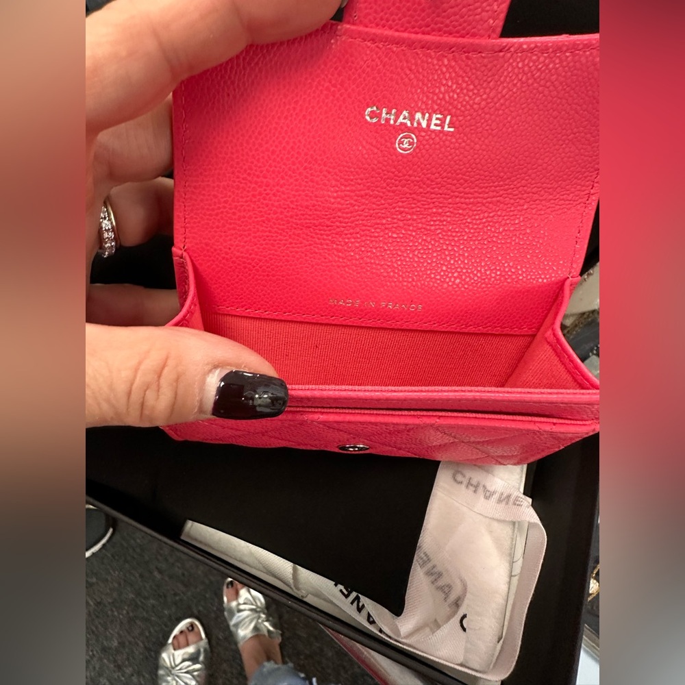 Chanel Fuschia Caviar Cards Cases Full Set - Picture 6 of 6